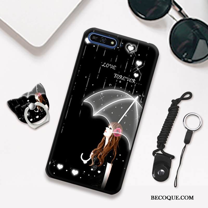 Kuori Huawei Y6 2018 Sarjakuva Puhelimen Kuoret Valkoinen, Kotelo Huawei Y6 2018 Suojaus