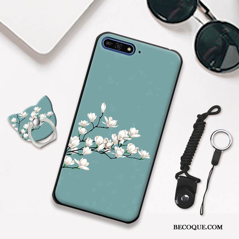 Kuori Huawei Y6 2018 Sarjakuva Puhelimen Kuoret Valkoinen, Kotelo Huawei Y6 2018 Suojaus