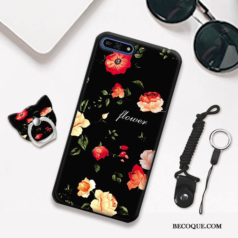 Kuori Huawei Y6 2018 Sarjakuva Puhelimen Kuoret Valkoinen, Kotelo Huawei Y6 2018 Suojaus