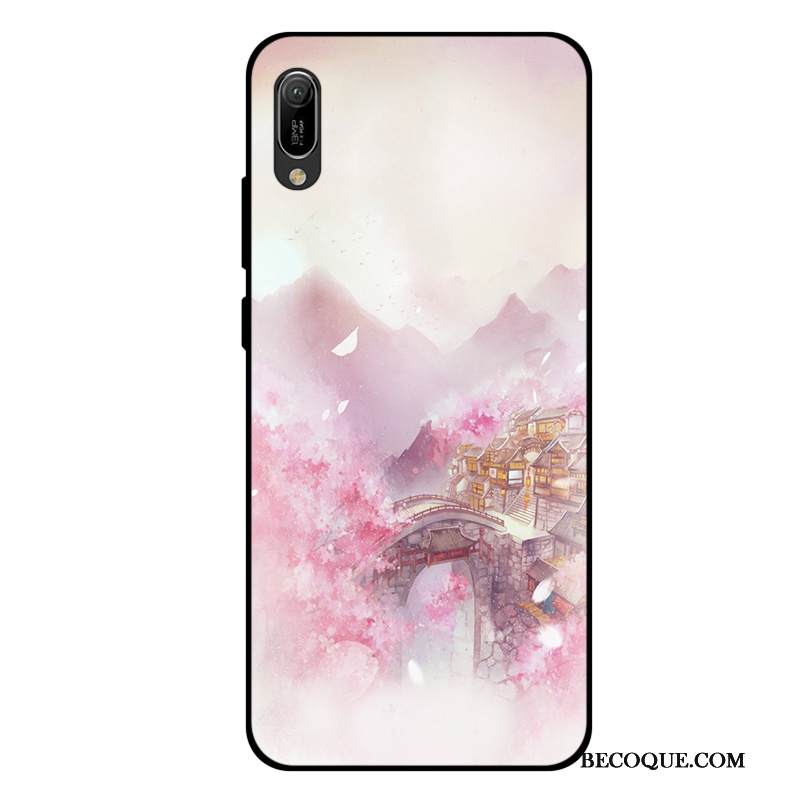 Kuori Huawei Y6 2019 Laukut Murtumaton Kustannukset, Kotelo Huawei Y6 2019 Pesty Suede Puhelimen Kuoret