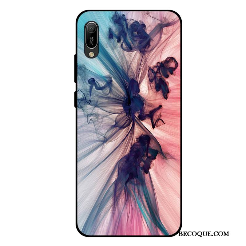 Kuori Huawei Y6 2019 Laukut Murtumaton Kustannukset, Kotelo Huawei Y6 2019 Pesty Suede Puhelimen Kuoret