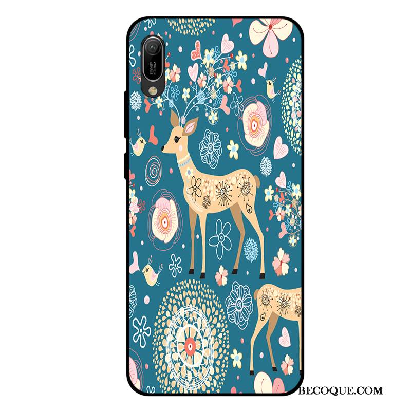Kuori Huawei Y6 2019 Laukut Murtumaton Kustannukset, Kotelo Huawei Y6 2019 Pesty Suede Puhelimen Kuoret