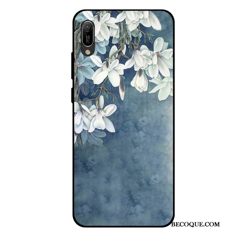 Kuori Huawei Y6 2019 Laukut Murtumaton Kustannukset, Kotelo Huawei Y6 2019 Pesty Suede Puhelimen Kuoret