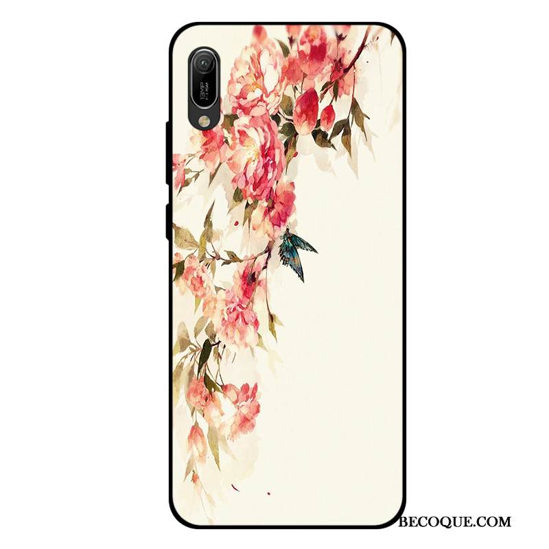 Kuori Huawei Y6 2019 Laukut Murtumaton Kustannukset, Kotelo Huawei Y6 2019 Pesty Suede Puhelimen Kuoret