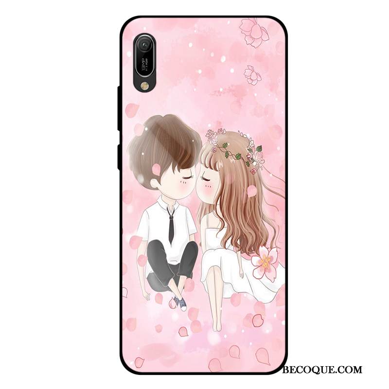 Kuori Huawei Y6 2019 Laukut Murtumaton Kustannukset, Kotelo Huawei Y6 2019 Pesty Suede Puhelimen Kuoret