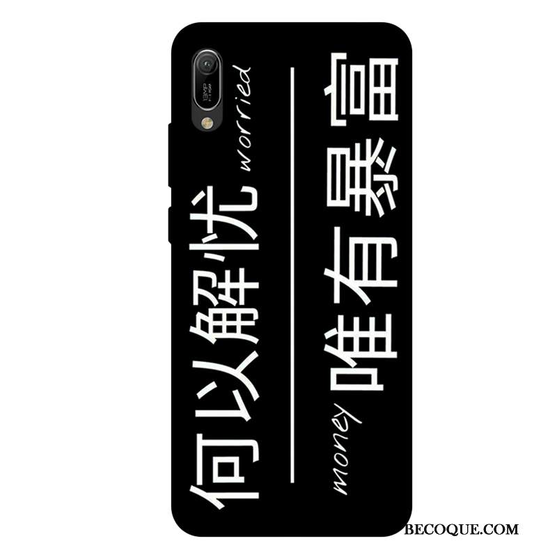 Kuori Huawei Y6 2019 Laukut Rakastunut Valkoinen, Kotelo Huawei Y6 2019 Pehmeä Neste Puhelimen Kuoret