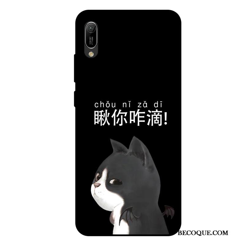 Kuori Huawei Y6 2019 Laukut Rakastunut Valkoinen, Kotelo Huawei Y6 2019 Pehmeä Neste Puhelimen Kuoret