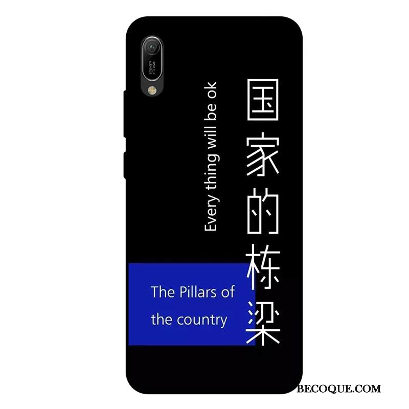 Kuori Huawei Y6 2019 Laukut Rakastunut Valkoinen, Kotelo Huawei Y6 2019 Pehmeä Neste Puhelimen Kuoret