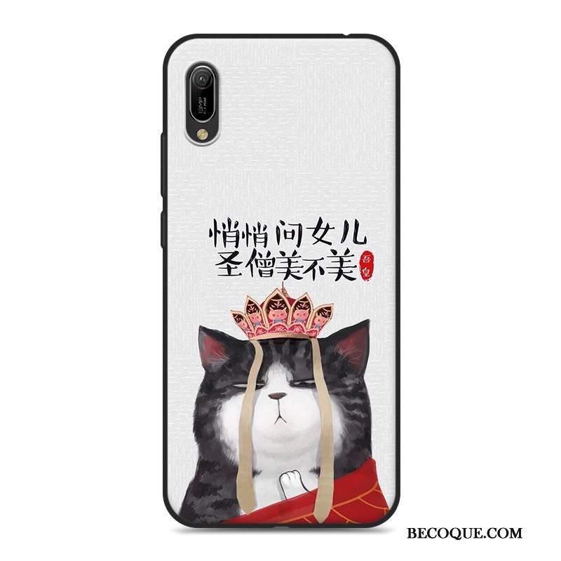 Kuori Huawei Y6 2019 Luova Puhelimen Kuoret Musta, Kotelo Huawei Y6 2019 Pehmeä Neste Rakastunut