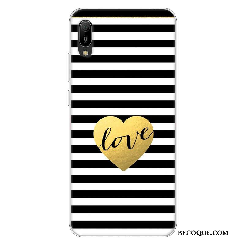 Kuori Huawei Y6 2019 Pehmeä Neste Murtumaton Puhelimen Kuoret, Kotelo Huawei Y6 2019 Silikoni Jauhe Valkoinen