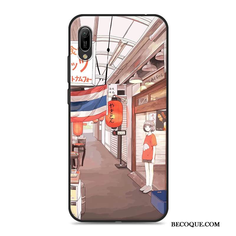 Kuori Huawei Y6 2019 Pieni Sininen, Kotelo Huawei Y6 2019 Puhelimen Kuoret Taide