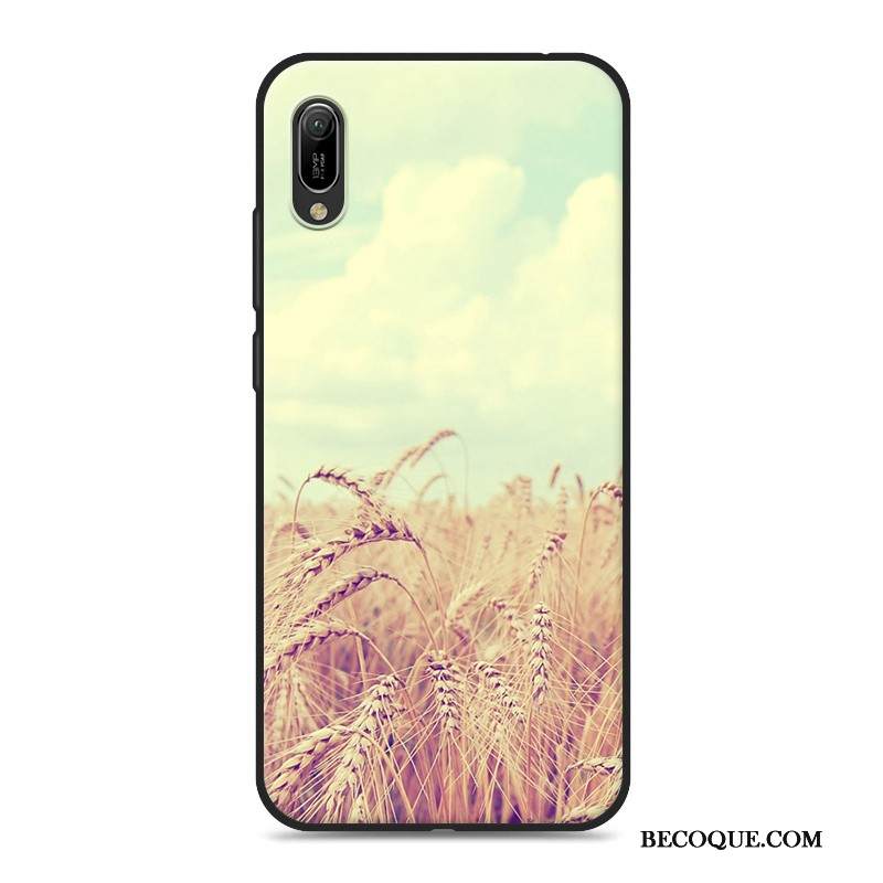 Kuori Huawei Y6 2019 Silikoni Jauhe Puhelimen Kuoret, Kotelo Huawei Y6 2019 Pehmeä Neste