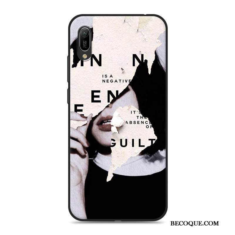 Kuori Huawei Y6 2019 Silikoni Jauhe Puhelimen Kuoret, Kotelo Huawei Y6 2019 Pehmeä Neste