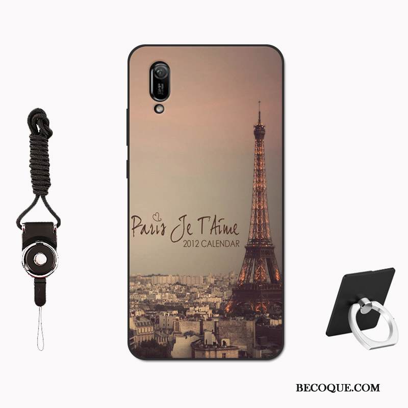 Kuori Huawei Y6 2019 Silikoni Ylellisyys Karkaisu, Kotelo Huawei Y6 2019 Suojaus Persoonallisuus Muokata