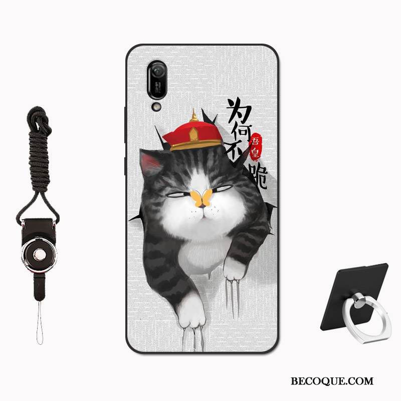 Kuori Huawei Y6 2019 Silikoni Ylellisyys Karkaisu, Kotelo Huawei Y6 2019 Suojaus Persoonallisuus Muokata