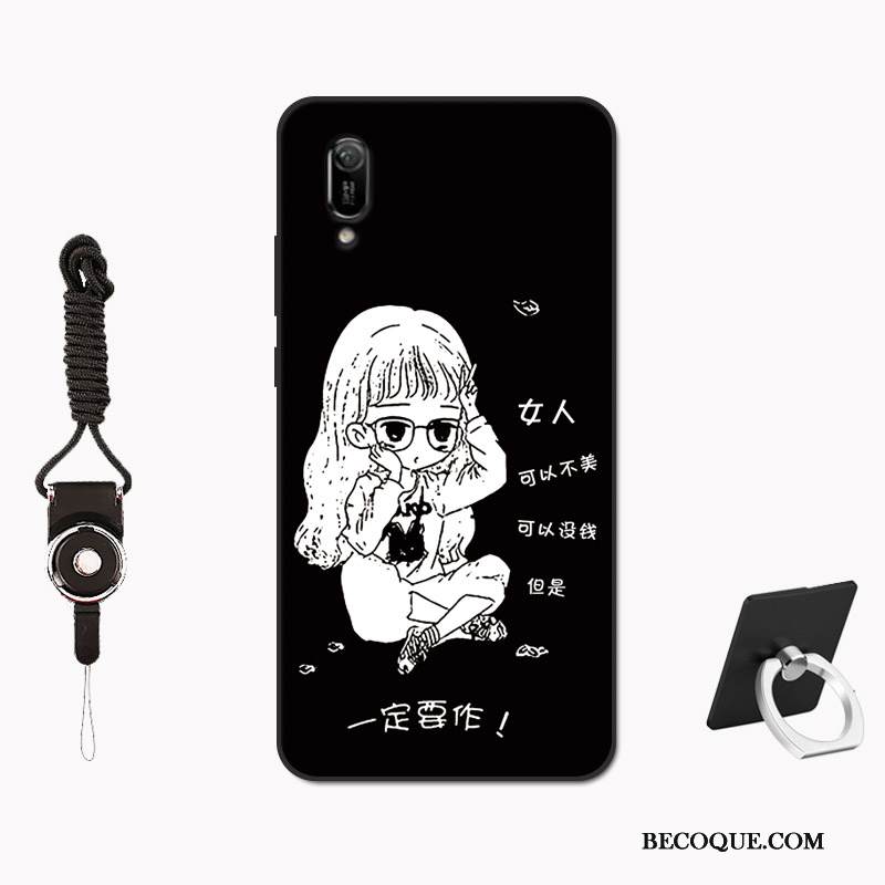 Kuori Huawei Y6 2019 Silikoni Ylellisyys Karkaisu, Kotelo Huawei Y6 2019 Suojaus Persoonallisuus Muokata