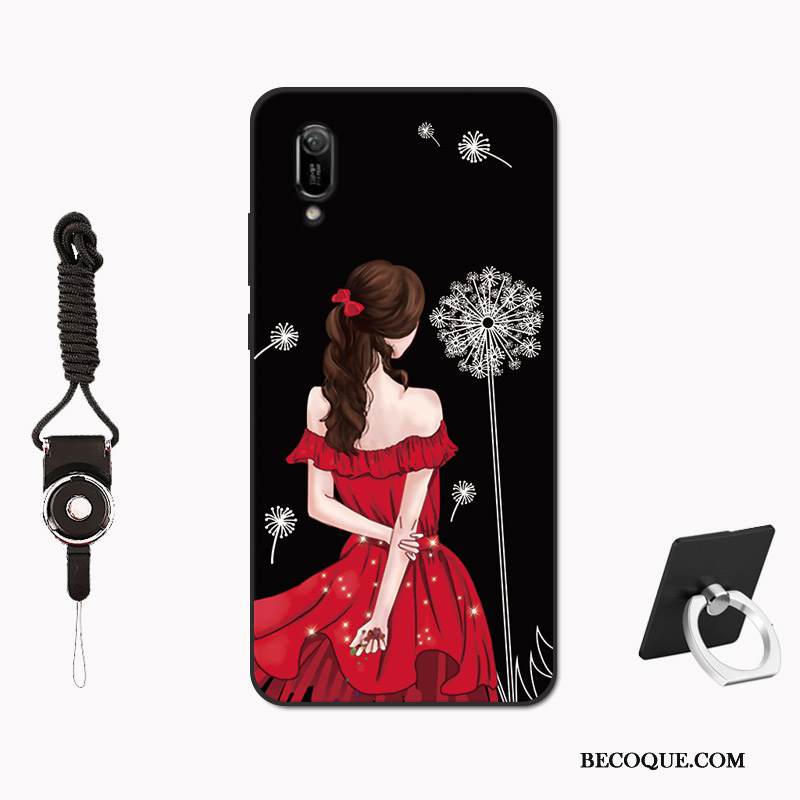 Kuori Huawei Y6 2019 Silikoni Ylellisyys Karkaisu, Kotelo Huawei Y6 2019 Suojaus Persoonallisuus Muokata