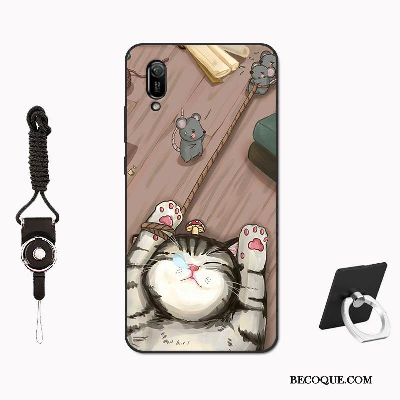 Kuori Huawei Y6 2019 Silikoni Ylellisyys Karkaisu, Kotelo Huawei Y6 2019 Suojaus Persoonallisuus Muokata