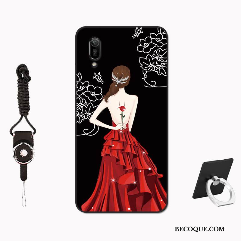 Kuori Huawei Y6 2019 Silikoni Ylellisyys Karkaisu, Kotelo Huawei Y6 2019 Suojaus Persoonallisuus Muokata