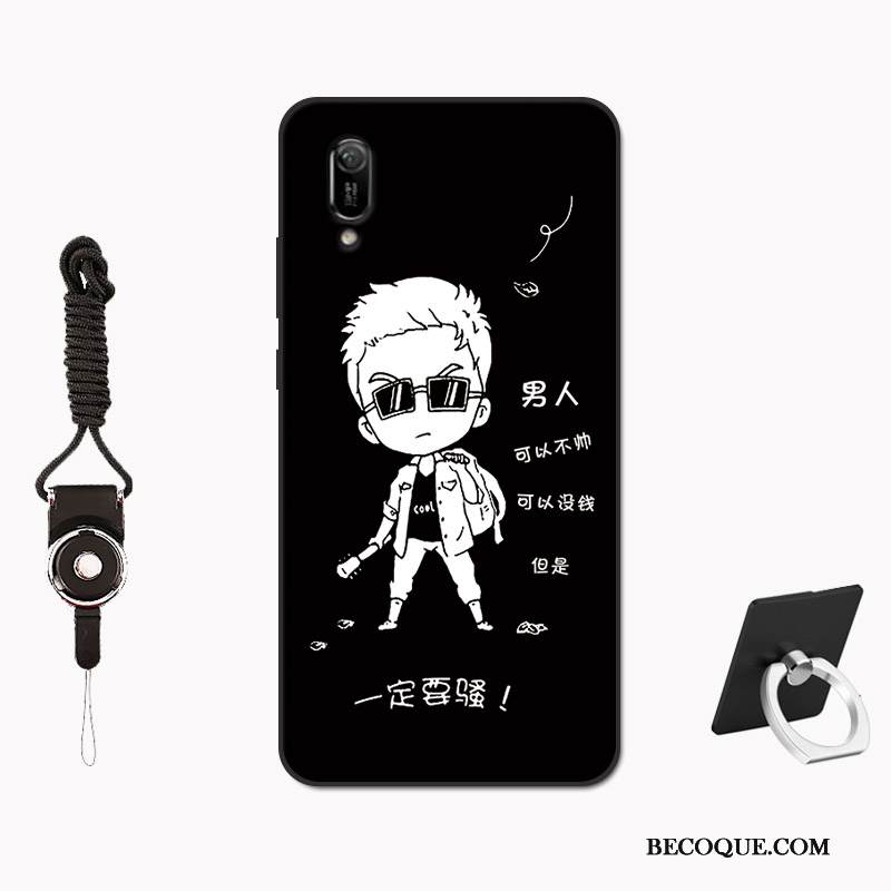Kuori Huawei Y6 2019 Silikoni Ylellisyys Karkaisu, Kotelo Huawei Y6 2019 Suojaus Persoonallisuus Muokata
