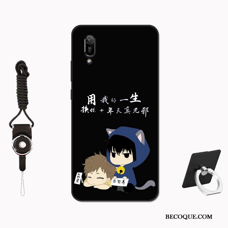 Kuori Huawei Y6 2019 Silikoni Ylellisyys Karkaisu, Kotelo Huawei Y6 2019 Suojaus Persoonallisuus Muokata