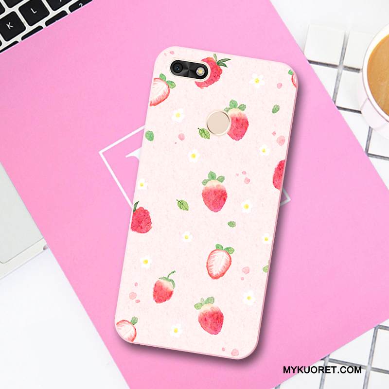 Kuori Huawei Y6 Pro 2017 Kohokuviointi Kustannukset Pieni, Kotelo Huawei Y6 Pro 2017 Silikoni Ihana Trendi