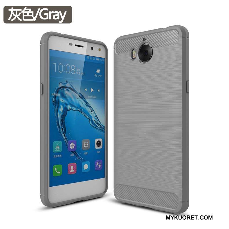 Kuori Huawei Y6 Pro 2017 Laukut Murtumaton Puhelimen Kuoret, Kotelo Huawei Y6 Pro 2017 Suojaus Musta