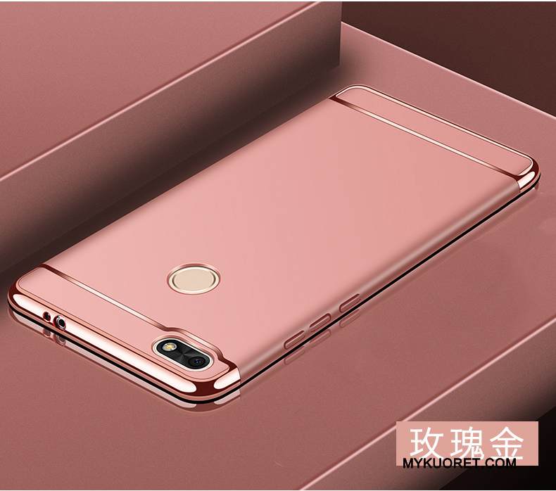 Kuori Huawei Y6 Pro 2017 Laukut Murtumaton Puhelimen Kuoret, Kotelo Huawei Y6 Pro 2017 Suojaus Uusi Kulta