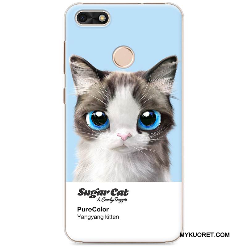 Kuori Huawei Y6 Pro 2017 Maalaus Ihana Sininen, Kotelo Huawei Y6 Pro 2017 Suojaus Läpinäkyvä Persoonallisuus