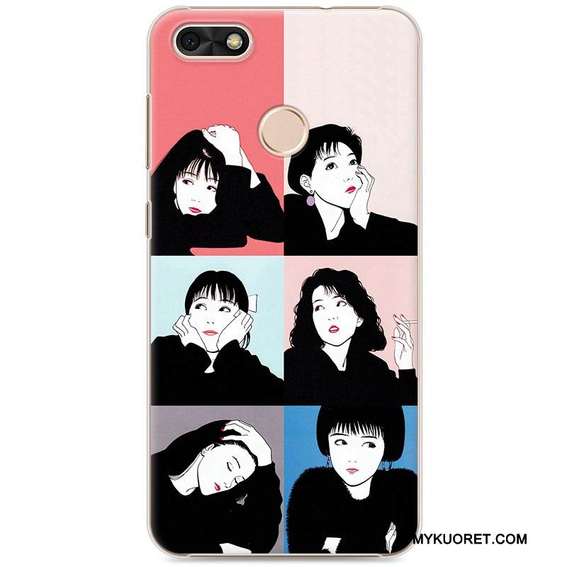 Kuori Huawei Y6 Pro 2017 Maalaus Kova Pieni, Kotelo Huawei Y6 Pro 2017 Suojaus Vihreä Kustannukset