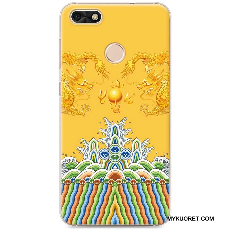 Kuori Huawei Y6 Pro 2017 Maalaus Kova Pieni, Kotelo Huawei Y6 Pro 2017 Suojaus Vihreä Kustannukset