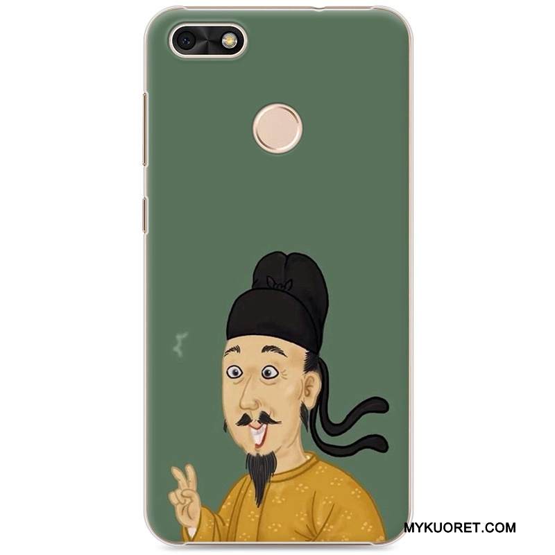 Kuori Huawei Y6 Pro 2017 Maalaus Kova Pieni, Kotelo Huawei Y6 Pro 2017 Suojaus Vihreä Kustannukset