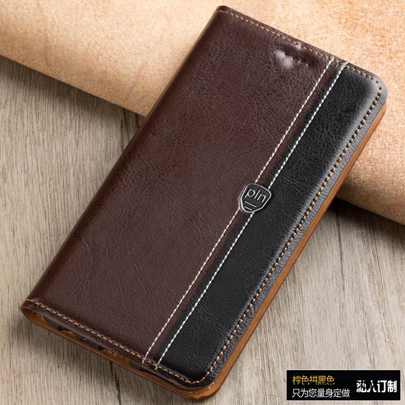 Kuori Huawei Y6 Pro 2017 Nahka Puhelimen Kuoret, Kotelo Huawei Y6 Pro 2017 Kuoret