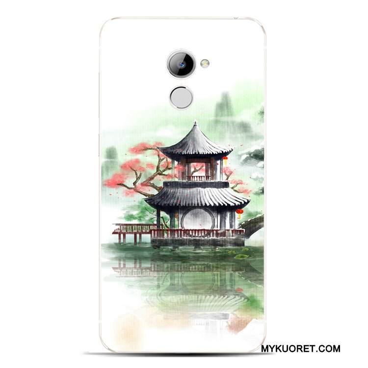 Kuori Huawei Y6 Pro 2017 Silikoni Puhelimen Kuoret Kaunis, Kotelo Huawei Y6 Pro 2017 Suojaus Murtumaton Vihreä