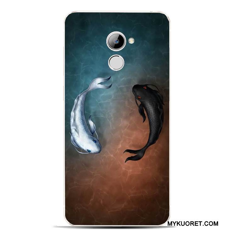 Kuori Huawei Y6 Pro 2017 Silikoni Puhelimen Kuoret Kaunis, Kotelo Huawei Y6 Pro 2017 Suojaus Murtumaton Vihreä