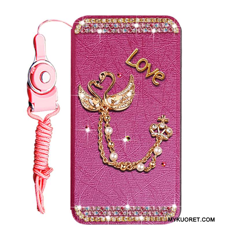 Kuori Huawei Y6 Pro 2017 Strassi Kulta Puhelimen Kuoret, Kotelo Huawei Y6 Pro 2017 Suojaus