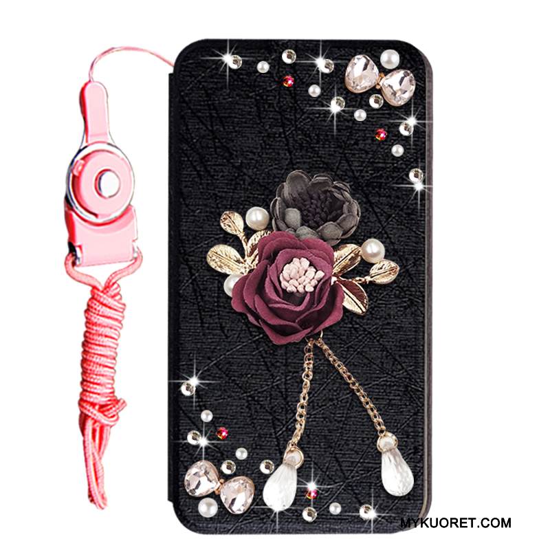 Kuori Huawei Y6 Pro 2017 Strassi Kulta Puhelimen Kuoret, Kotelo Huawei Y6 Pro 2017 Suojaus