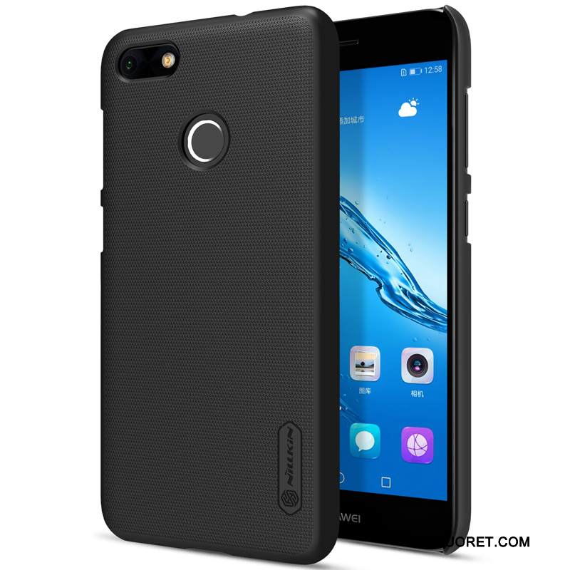 Kuori Huawei Y6 Pro 2017 Suojaus Kova Punainen, Kotelo Huawei Y6 Pro 2017 Kulta Pesty Suede