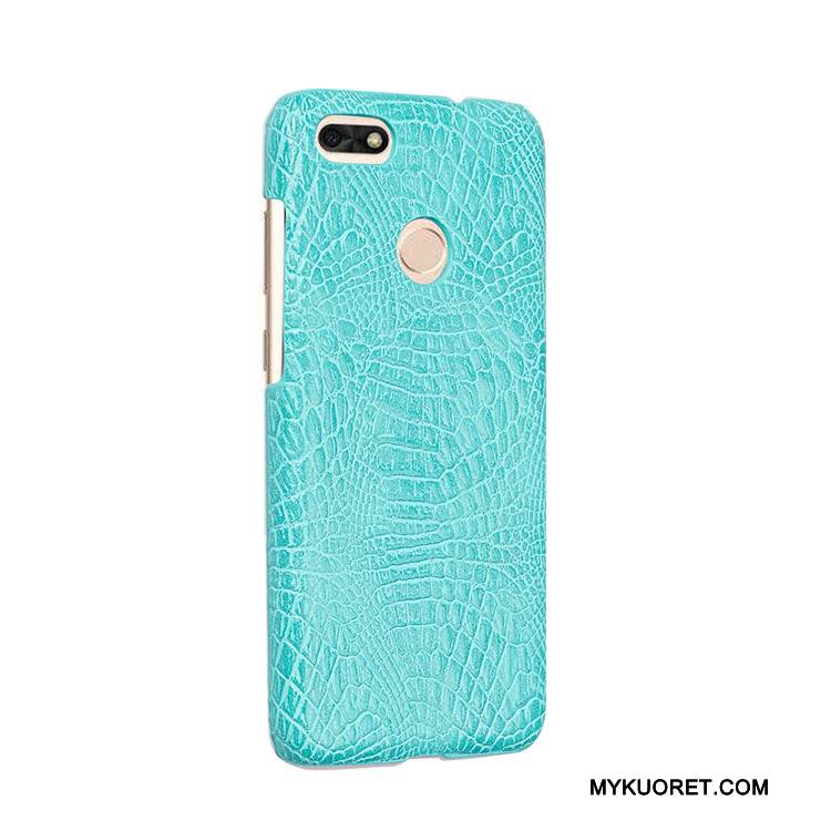 Kuori Huawei Y6 Pro 2017 Vuosikerta Kova Puhelimen Kuoret, Kotelo Huawei Y6 Pro 2017 Suojaus Krokotiili Oranssi