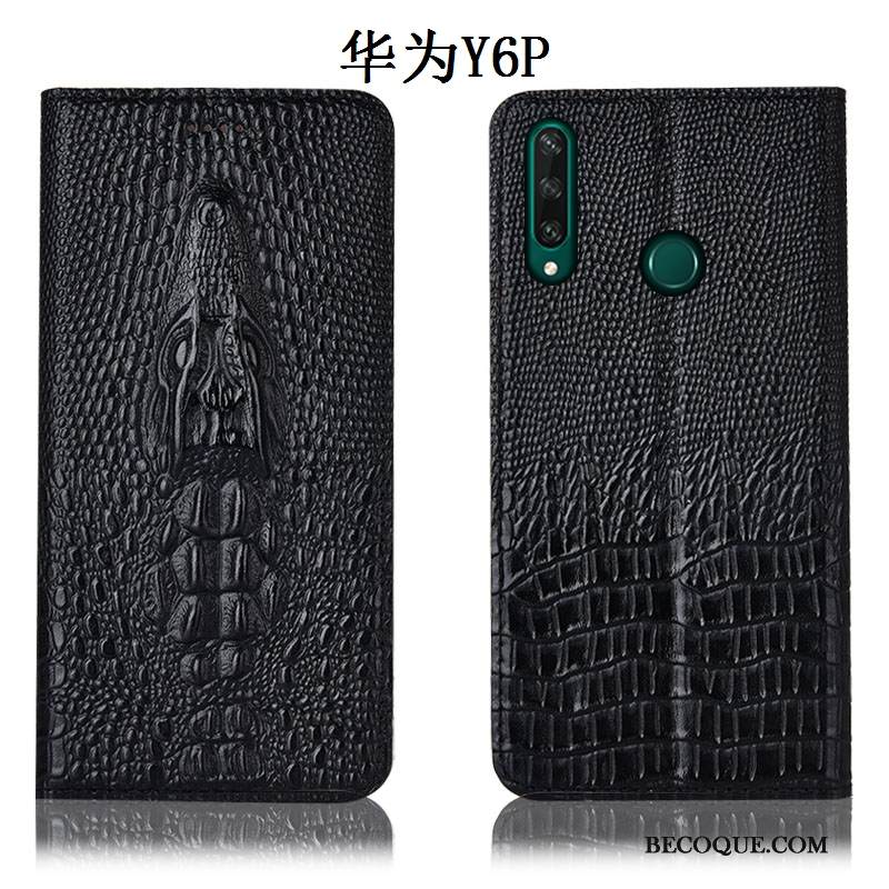 Kuori Huawei Y6p Laukut Sininen Murtumaton, Kotelo Huawei Y6p Nahka Puhelimen Kuoret