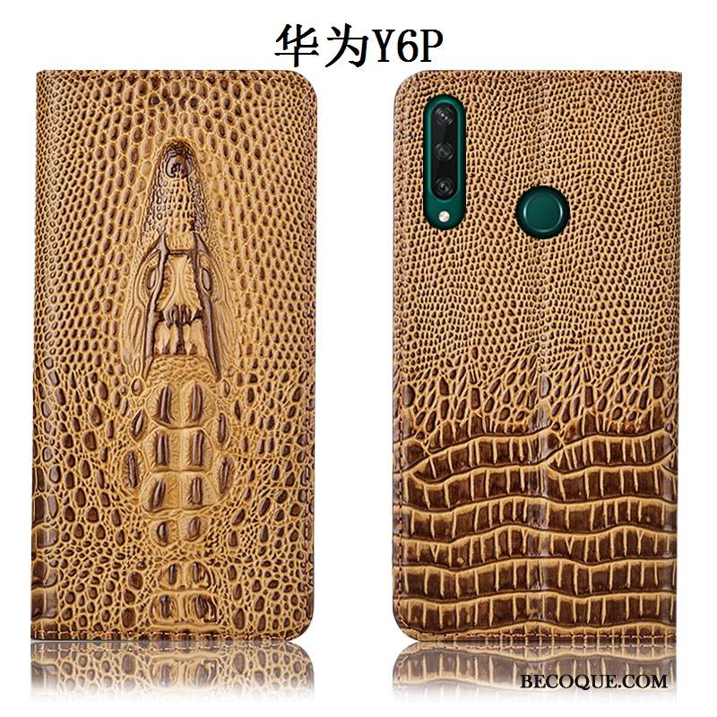 Kuori Huawei Y6p Laukut Sininen Murtumaton, Kotelo Huawei Y6p Nahka Puhelimen Kuoret