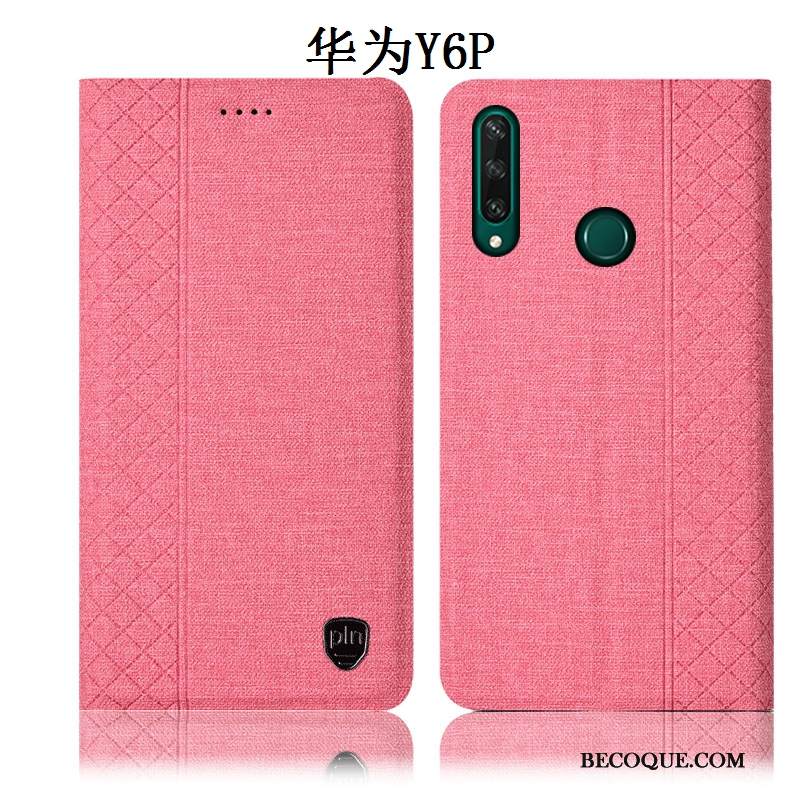 Kuori Huawei Y6p Suojaus Murtumaton Puhelimen Kuoret, Kotelo Huawei Y6p Laukut Harmaa Pellava