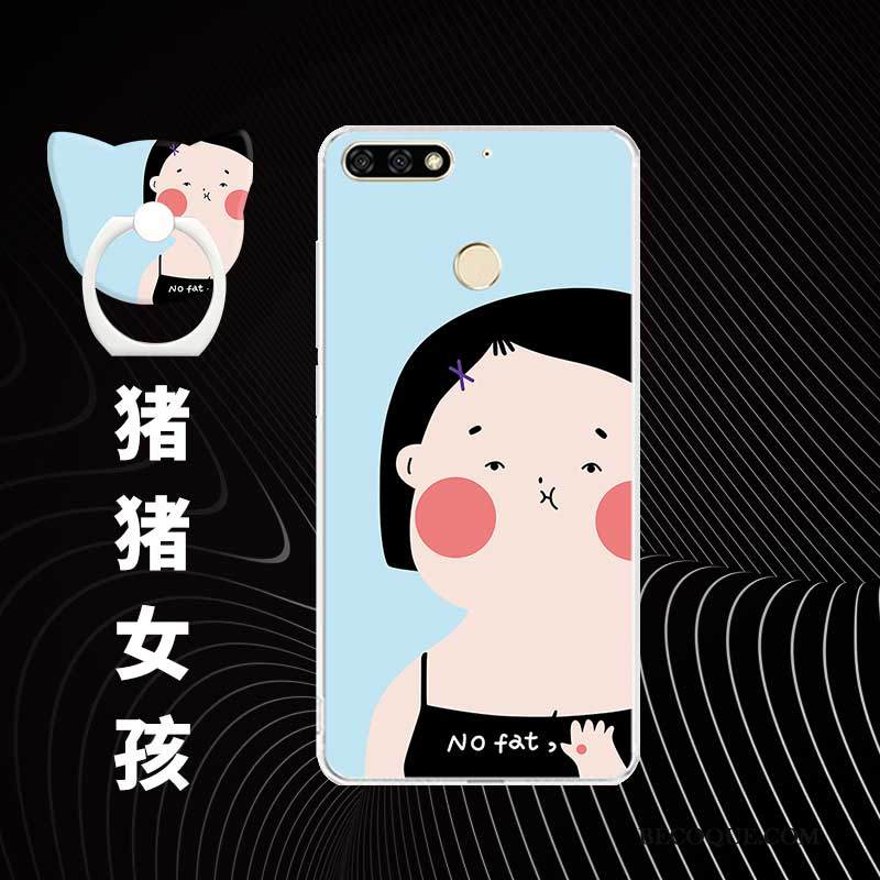 Kuori Huawei Y7 2018 Pehmeä Neste Jauhe Puhelimen Kuoret, Kotelo Huawei Y7 2018 Silikoni