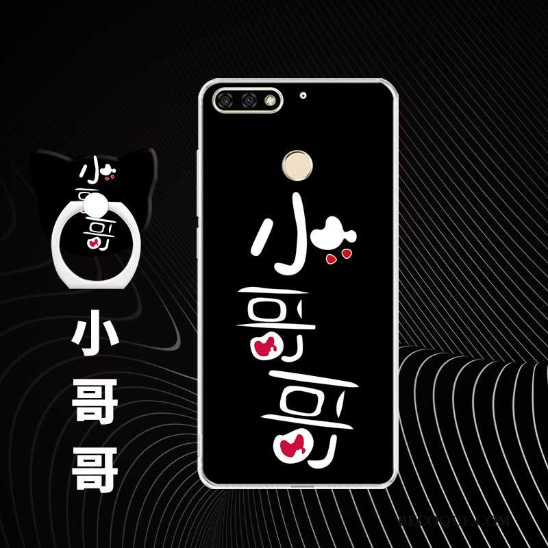 Kuori Huawei Y7 2018 Pehmeä Neste Jauhe Puhelimen Kuoret, Kotelo Huawei Y7 2018 Silikoni