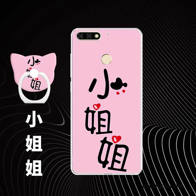 Kuori Huawei Y7 2018 Pehmeä Neste Jauhe Puhelimen Kuoret, Kotelo Huawei Y7 2018 Silikoni