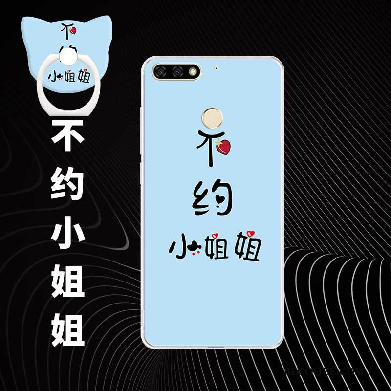 Kuori Huawei Y7 2018 Pehmeä Neste Jauhe Puhelimen Kuoret, Kotelo Huawei Y7 2018 Silikoni