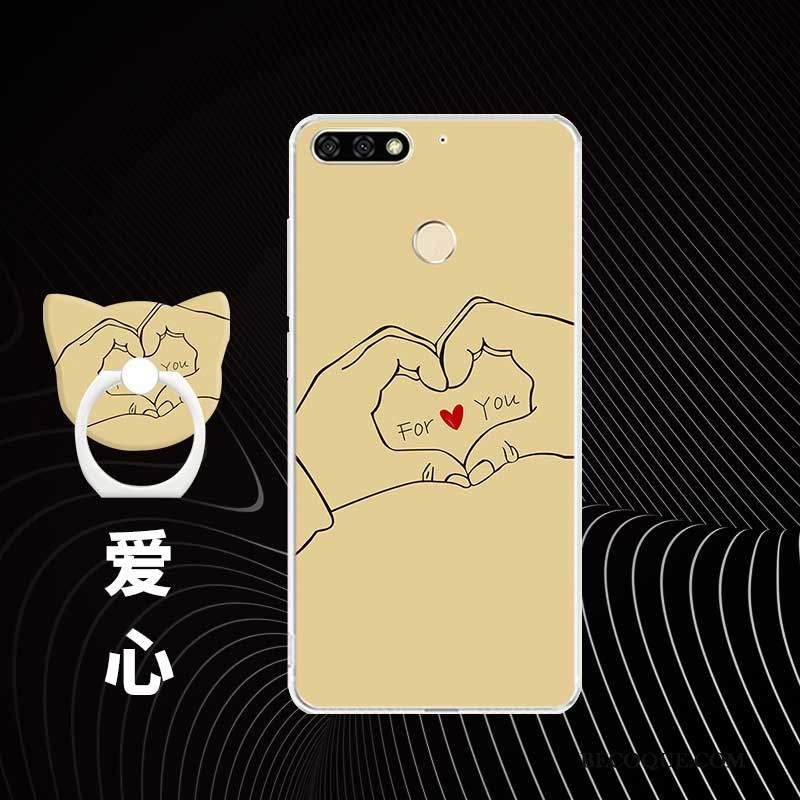 Kuori Huawei Y7 2018 Pehmeä Neste Jauhe Puhelimen Kuoret, Kotelo Huawei Y7 2018 Silikoni