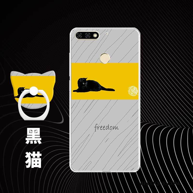 Kuori Huawei Y7 2018 Pehmeä Neste Jauhe Puhelimen Kuoret, Kotelo Huawei Y7 2018 Silikoni