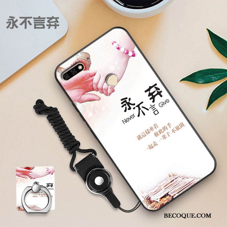 Kuori Huawei Y7 2018 Pehmeä Neste Musta Puhelimen Kuoret, Kotelo Huawei Y7 2018 Sininen Kalvo