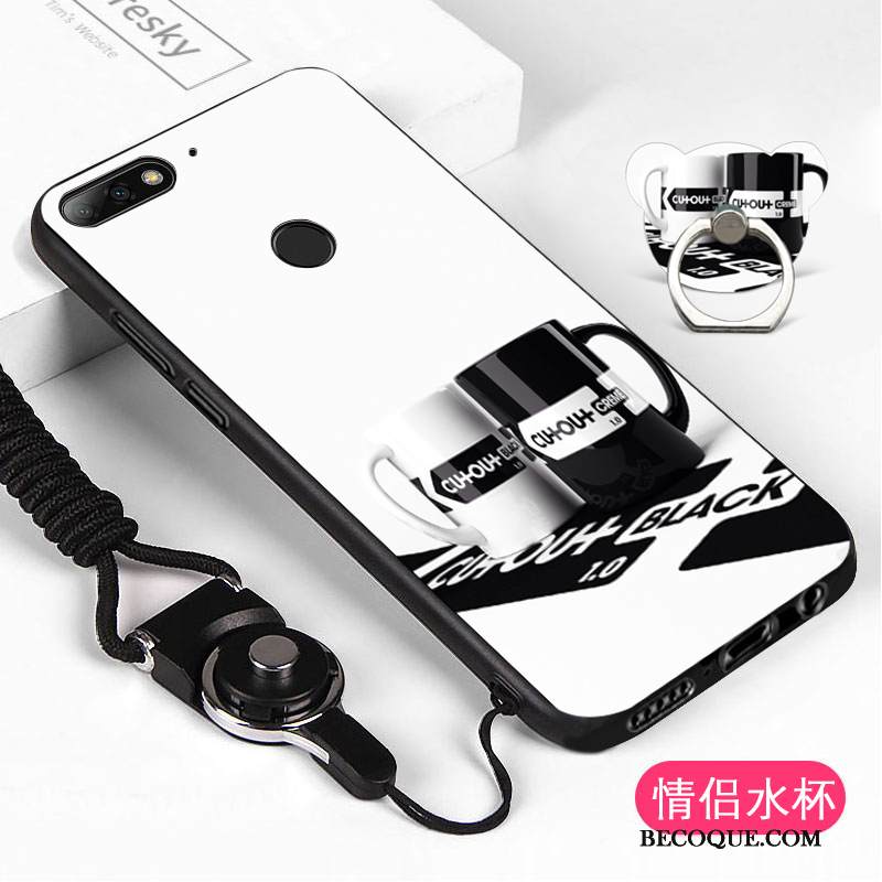 Kuori Huawei Y7 2018 Pehmeä Neste Violetti Puhelimen Kuoret, Kotelo Huawei Y7 2018 Silikoni